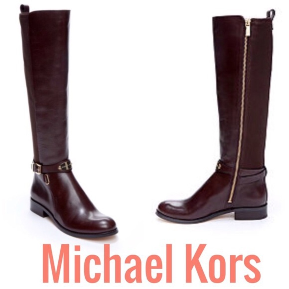 Michael Kors boots dark brown